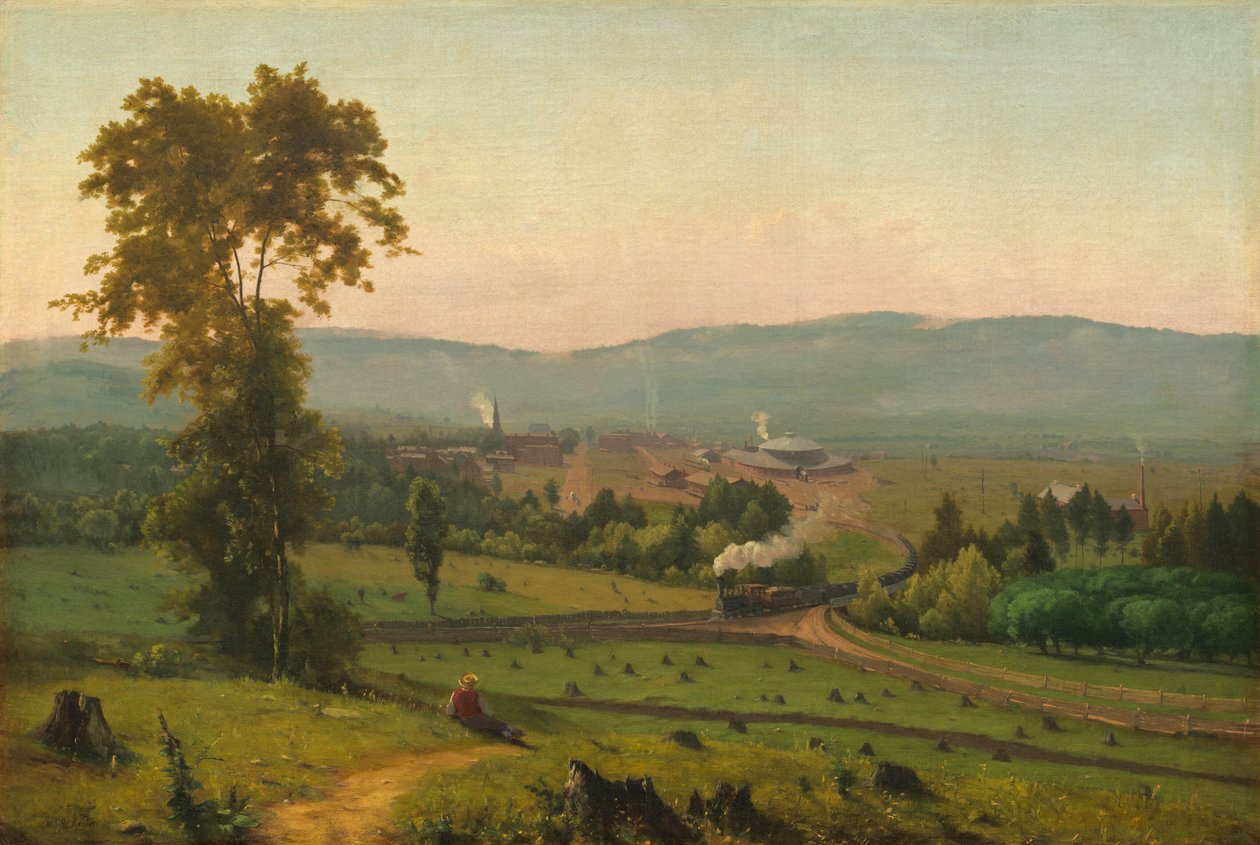 O Vale Lackawanna, c. 1856. de George Inness