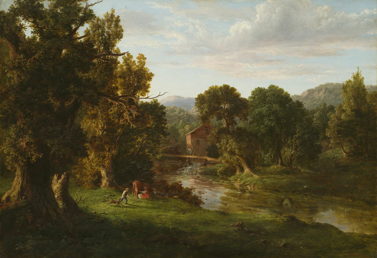 O Moinho Velho de George Inness