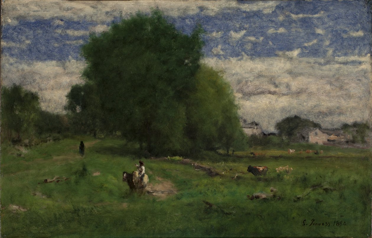 A Estrada para a Aldeia, Milton de George Inness