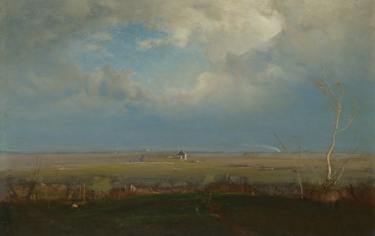 Crepúsculo em Itália de George Inness