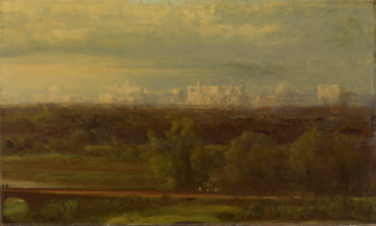 Paisagem visionária de George Inness