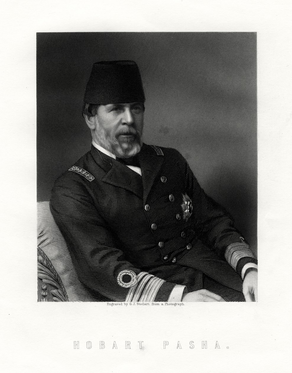 Augustus Charles Hobart-Hampden, 1822-1886, capitão da marinha inglesa de George J. Stodart