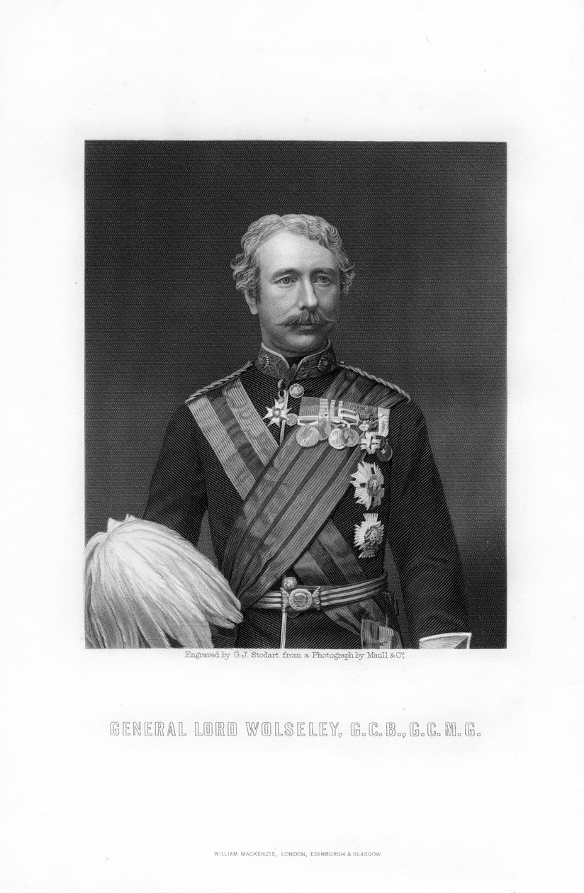 Grandada Joseph Wolseley, ø visconde Wolseley, marechal de campo britânico, 1893. de George J. Stodart