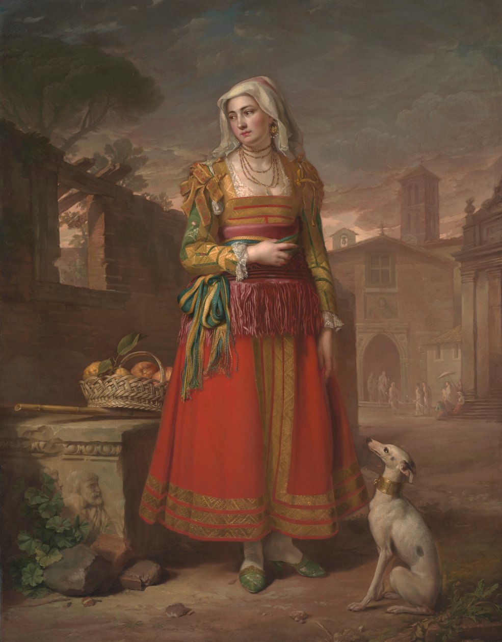 Uma Dama de Petrella, no Reino de Nápoles de George James