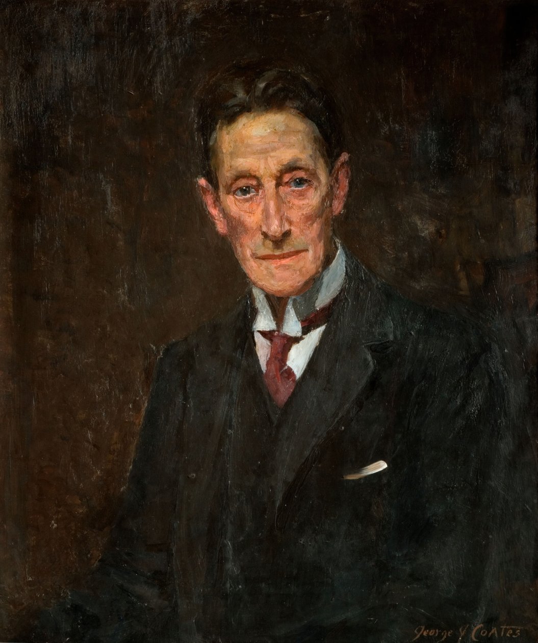 Retrato de Sir Johnston Forbes-Robertson, 1900-1925. de George James Coates