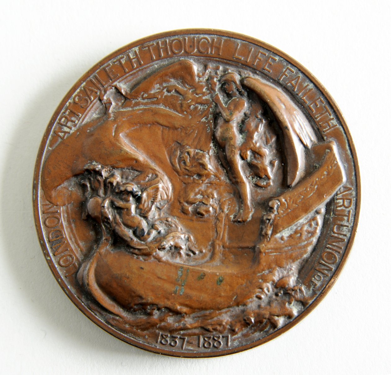 Medalha para comemorar o Jubileu de Ouro da Rainha Vitória de George James Frampton