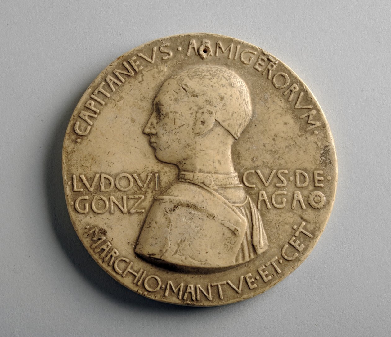 Medalhão de gesso de George James Frampton