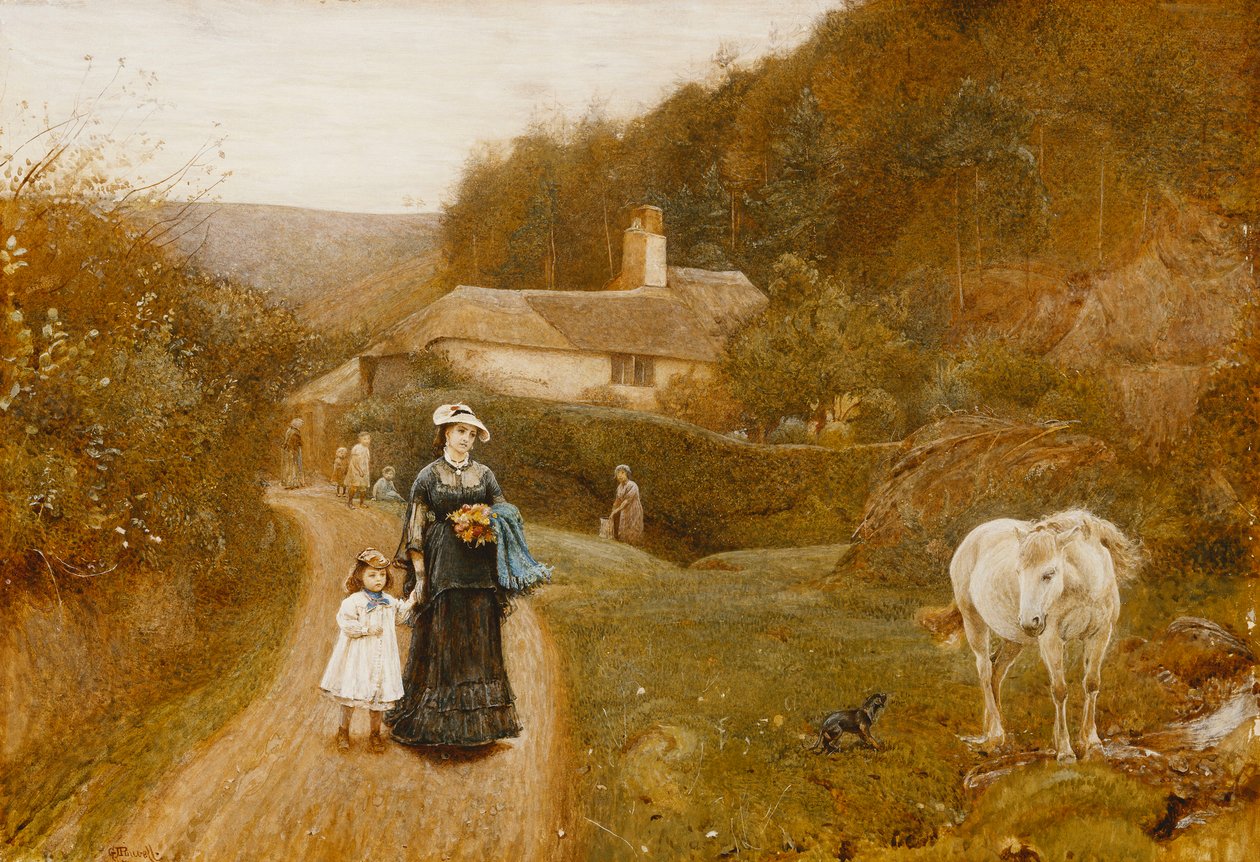 Uma caminhada pelo país, de George John Pinwell