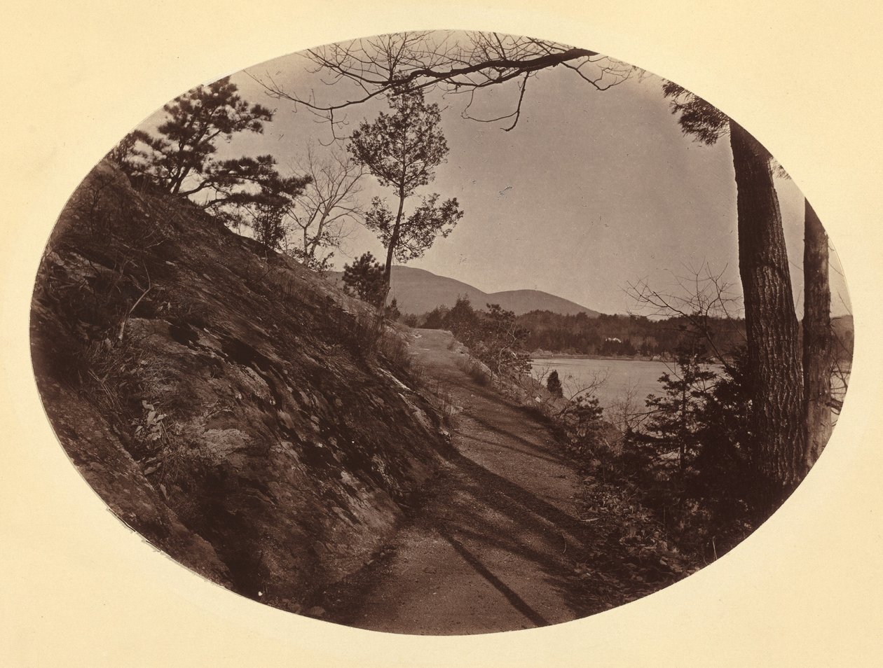 F.W. 4 (Old Chain Battery Walk), West Point, Nova York de George Kendall Warren