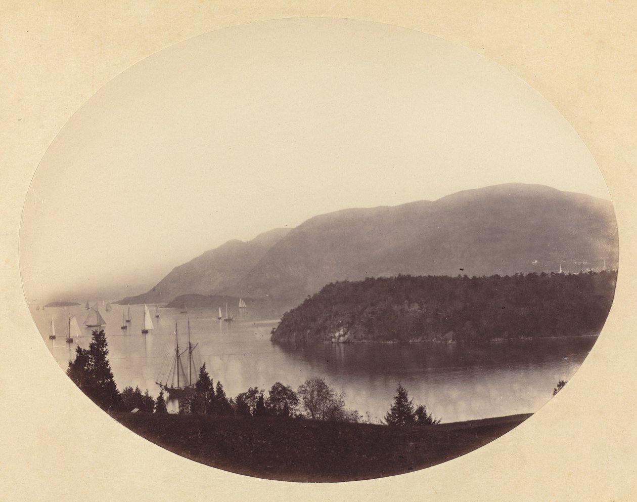 De Trophy Point, West Point, Rio Hudson de George Kendall Warren