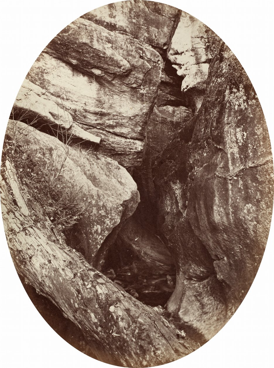 Cascata perto do Williams College, c. 1870 (foto) de George Kendall Warren