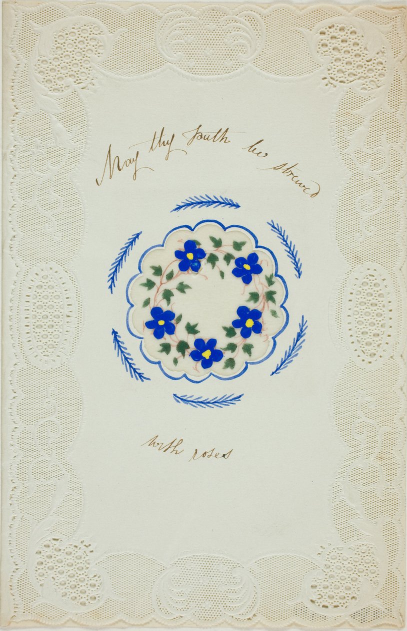 Que o Teu Caminho seja percorrido com rosas (valentim) de George Kershaw