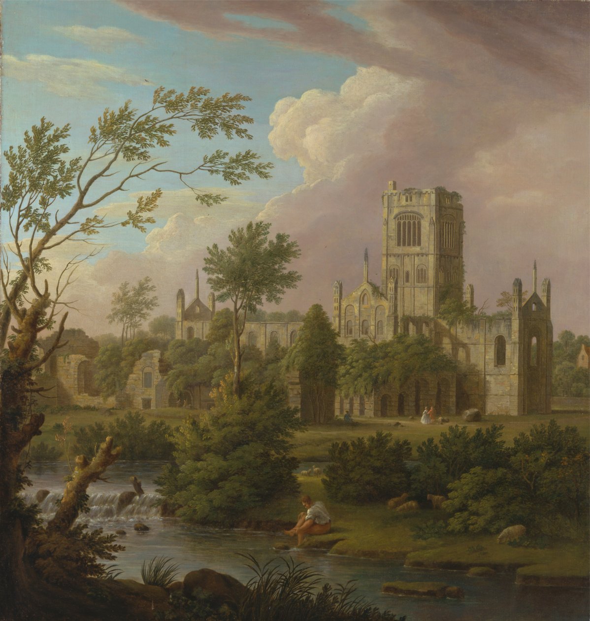 Abadia de Kirkstall, Yorkshire de George Lambert