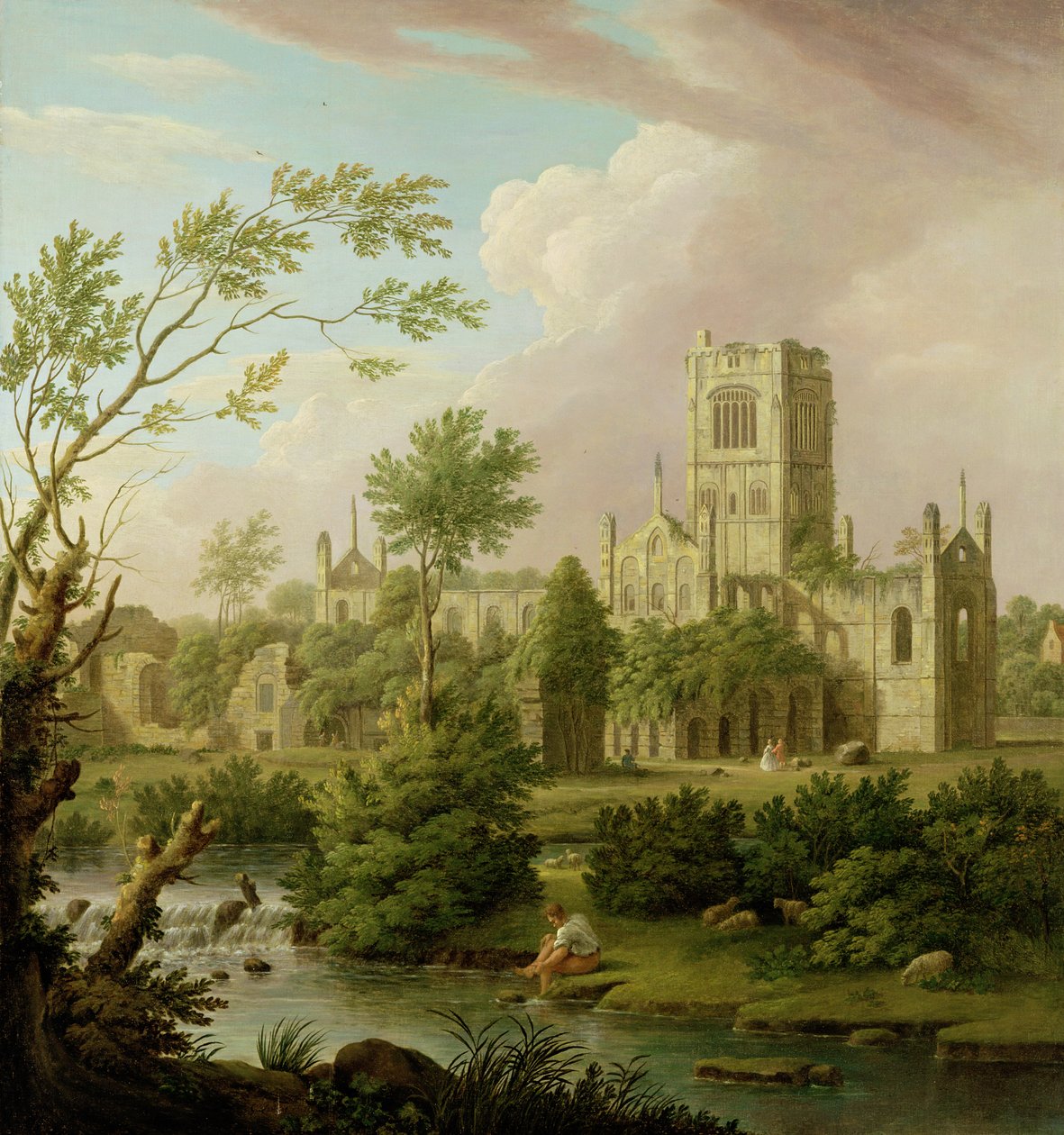 Abadia de Kirkstall, Yorkshire de George Lambert