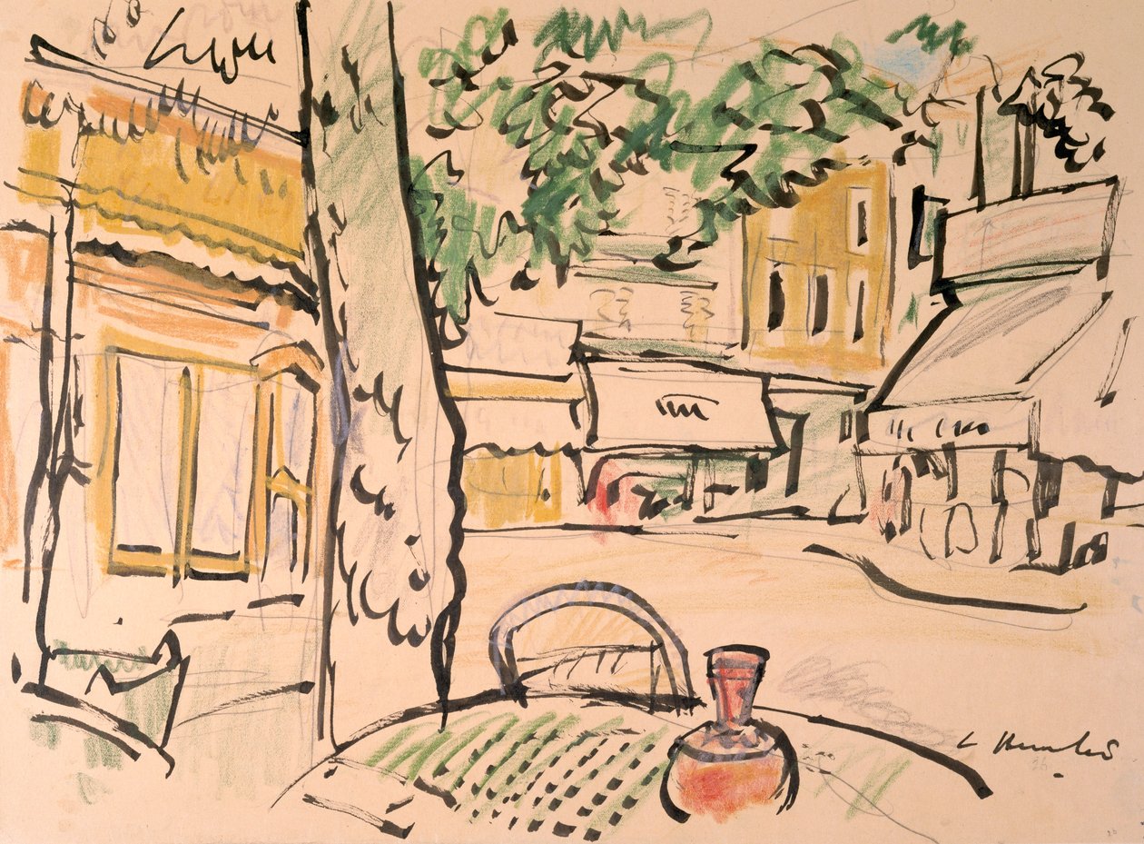 Praça de Vence de George Leslie Hunter
