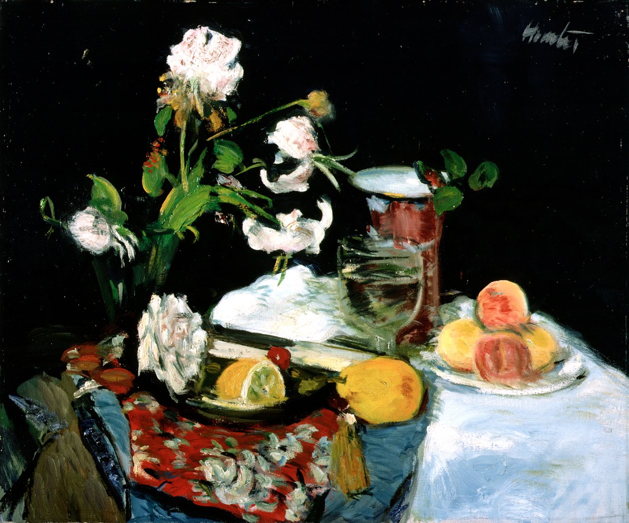 Still Life, c.1918 (óleo sobre tela) de George Leslie Hunter