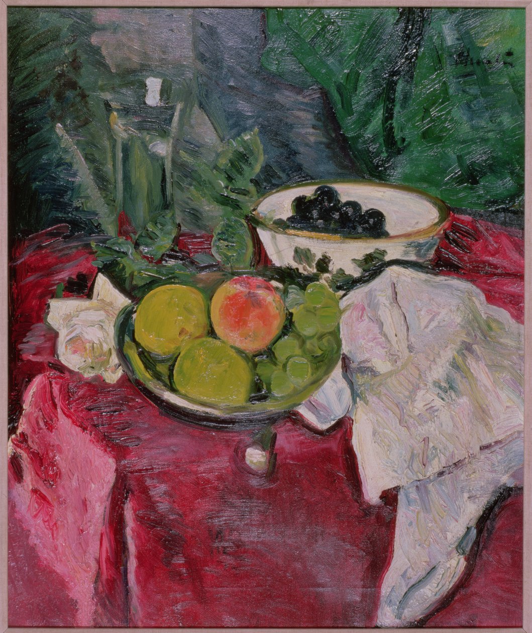 O pano vermelho de George Leslie Hunter