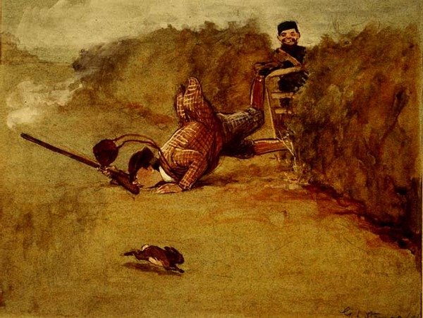 Tiro ao Coelho de George Loraine Stampa