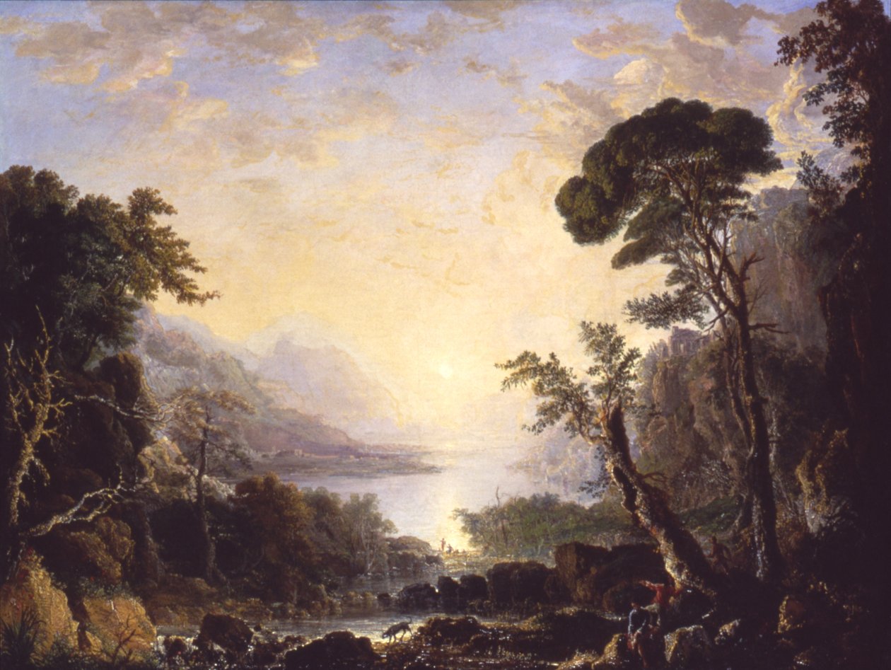 Composição, Cenário Italiano, 1846. de George Loring Brown