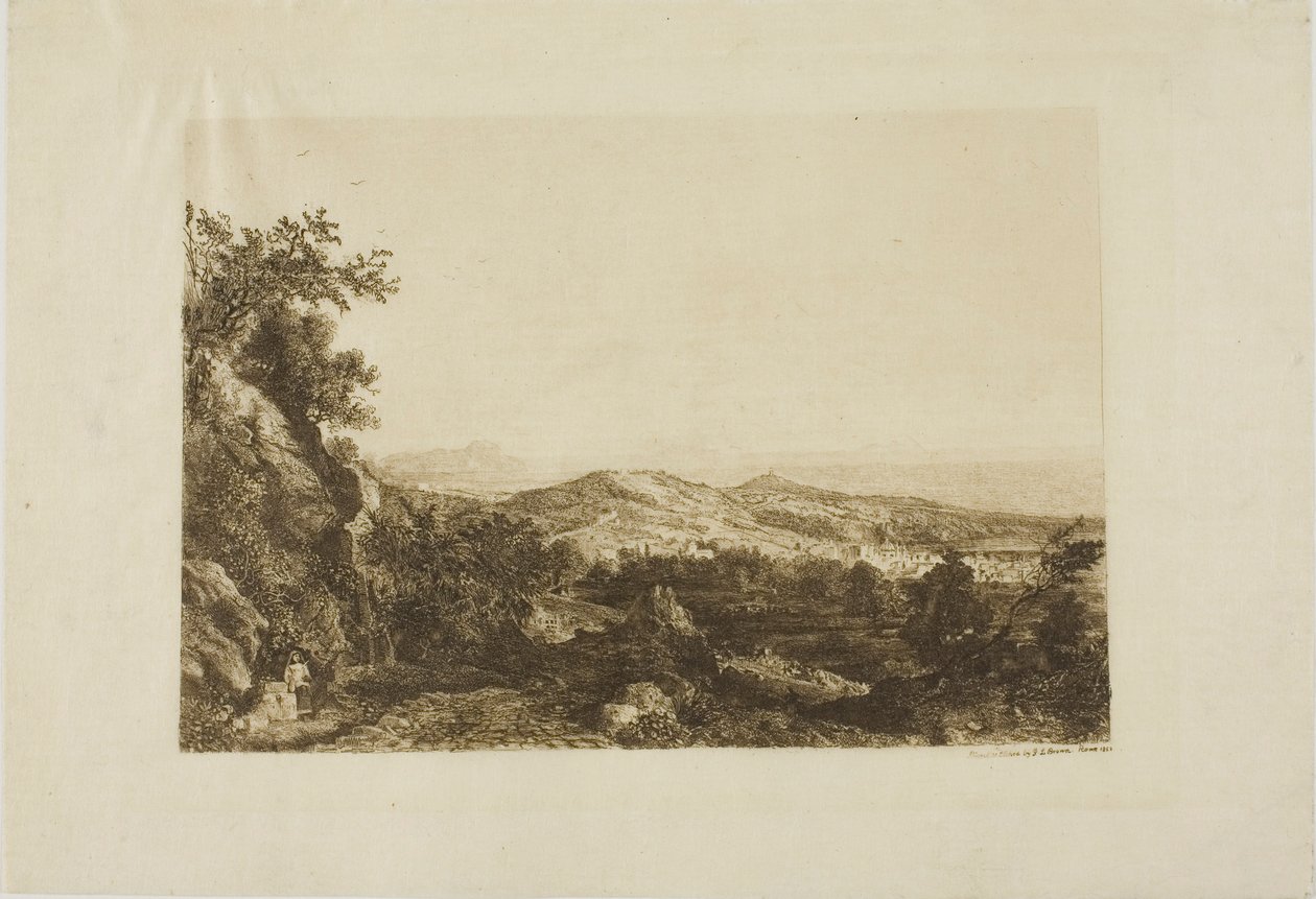 Vista de Ariccia de George Loring Brown