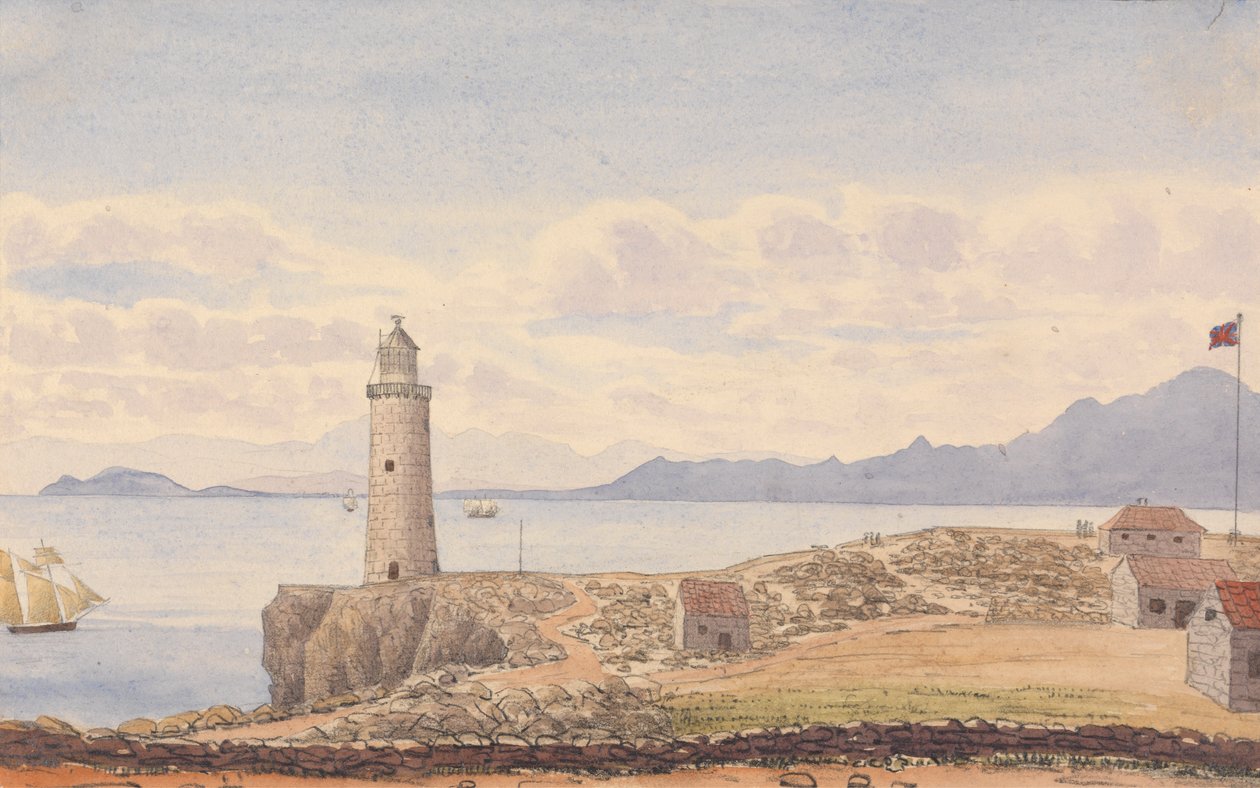 Farol Europa, Ceuta, Espanha de George Lothian Hall