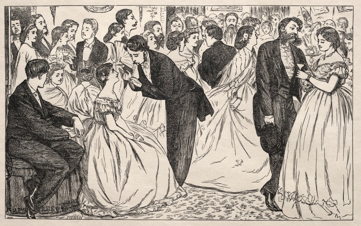 Um pequeno salto na Harley Street, 1863. de George Louis Palmella Busson Du Maurier