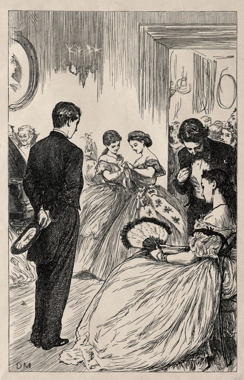 Coelebs em busca de um envelope Mulready, 1865. de George Louis Palmella Busson Du Maurier