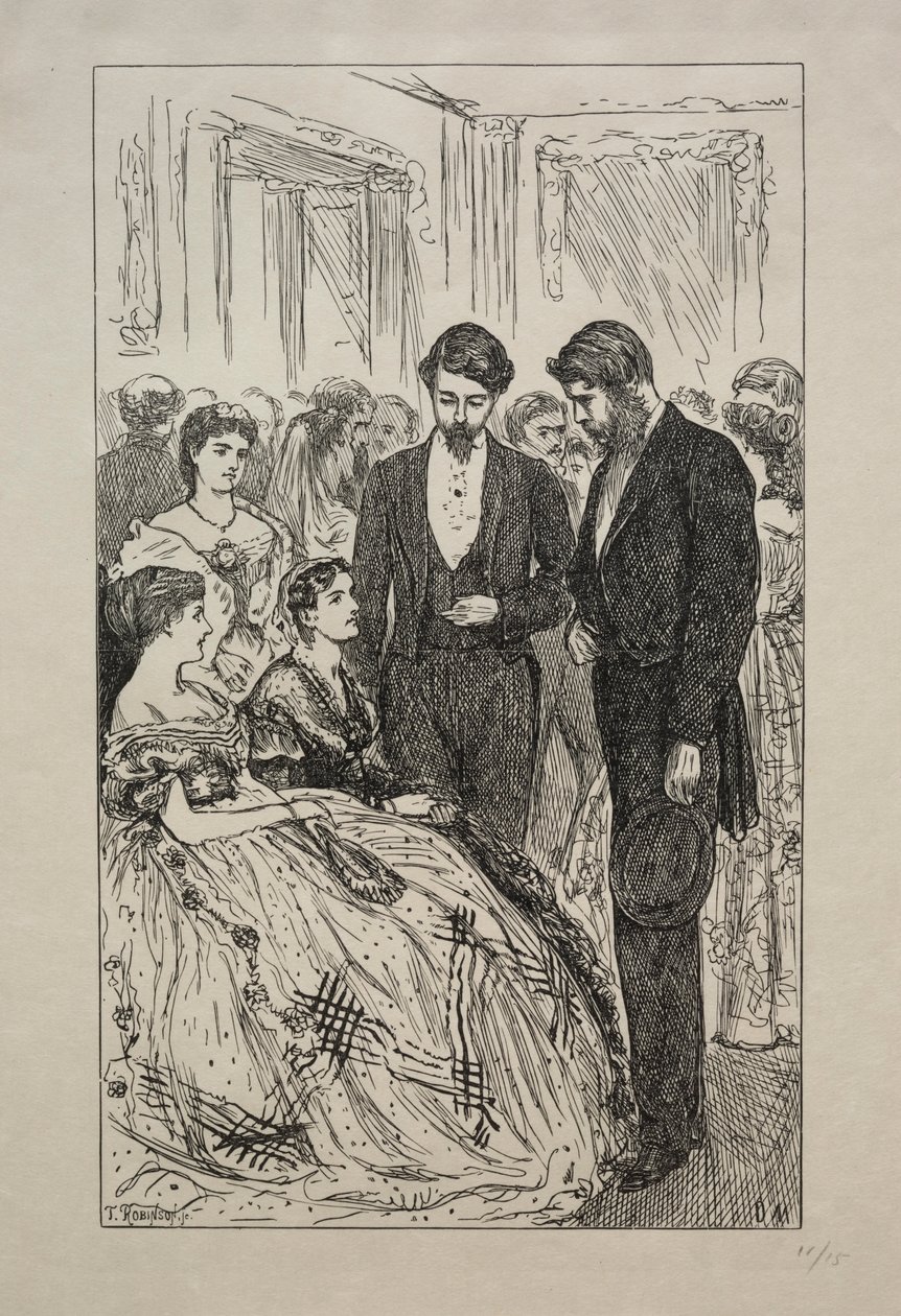 Muito Barulho por Nada, 1866. de George Louis Palmella Busson Du Maurier
