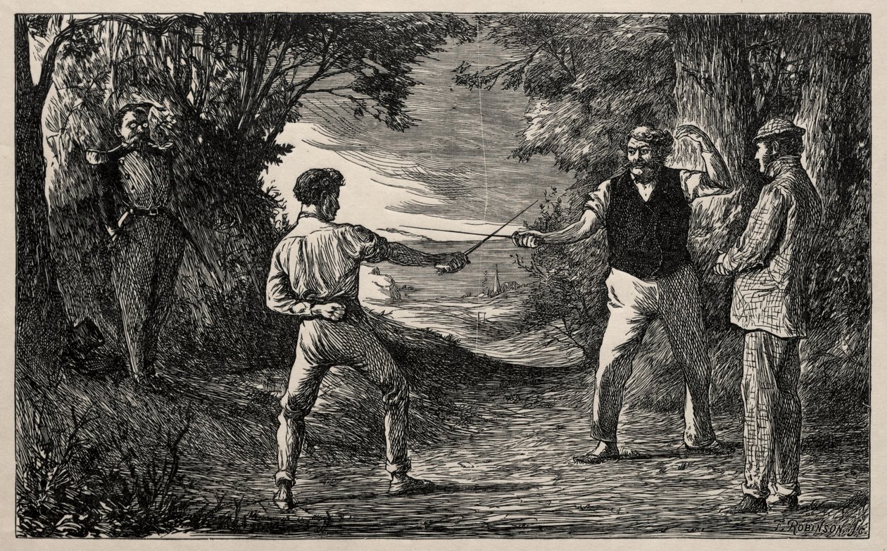 O ingênuo Wobbler, 1865. de George Louis Palmella Busson Du Maurier