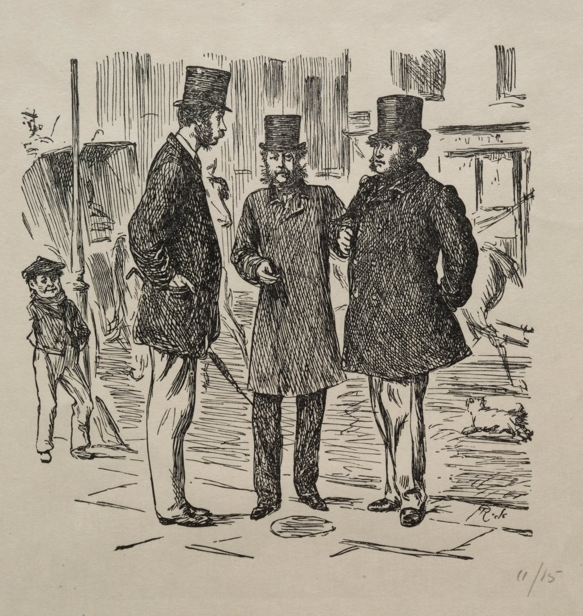 O pequeno momento antes da introdução, 1865. de George Louis Palmella Busson Du Maurier