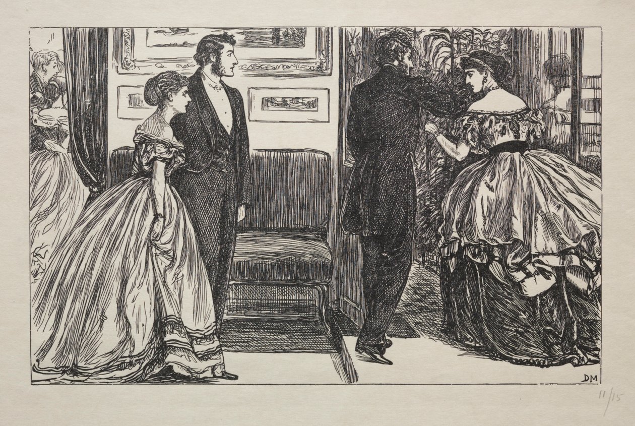 A rainha dos diamantes - como ela foi vencida e perdida, 1866. de George Louis Palmella Busson Du Maurier