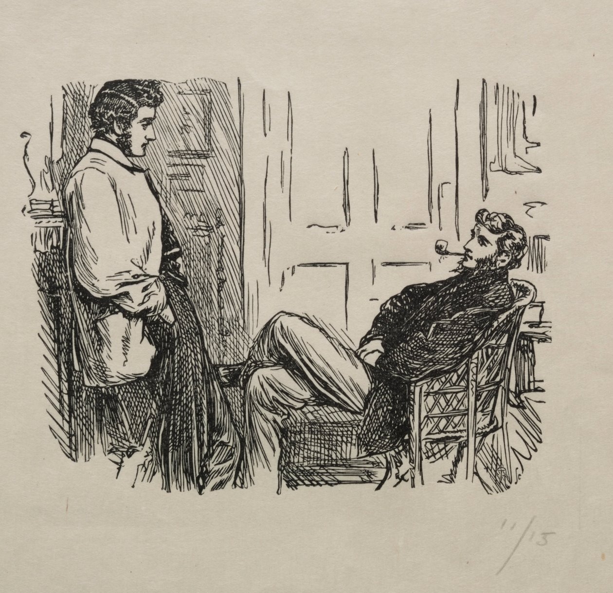 A rainha dos diamantes - como ela foi vencida e perdida, 1866. de George Louis Palmella Busson Du Maurier