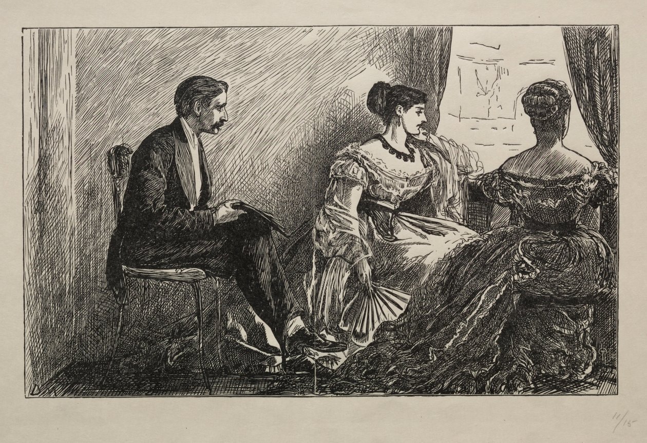 A Camélia Branca, 1868. de George Louis Palmella Busson Du Maurier