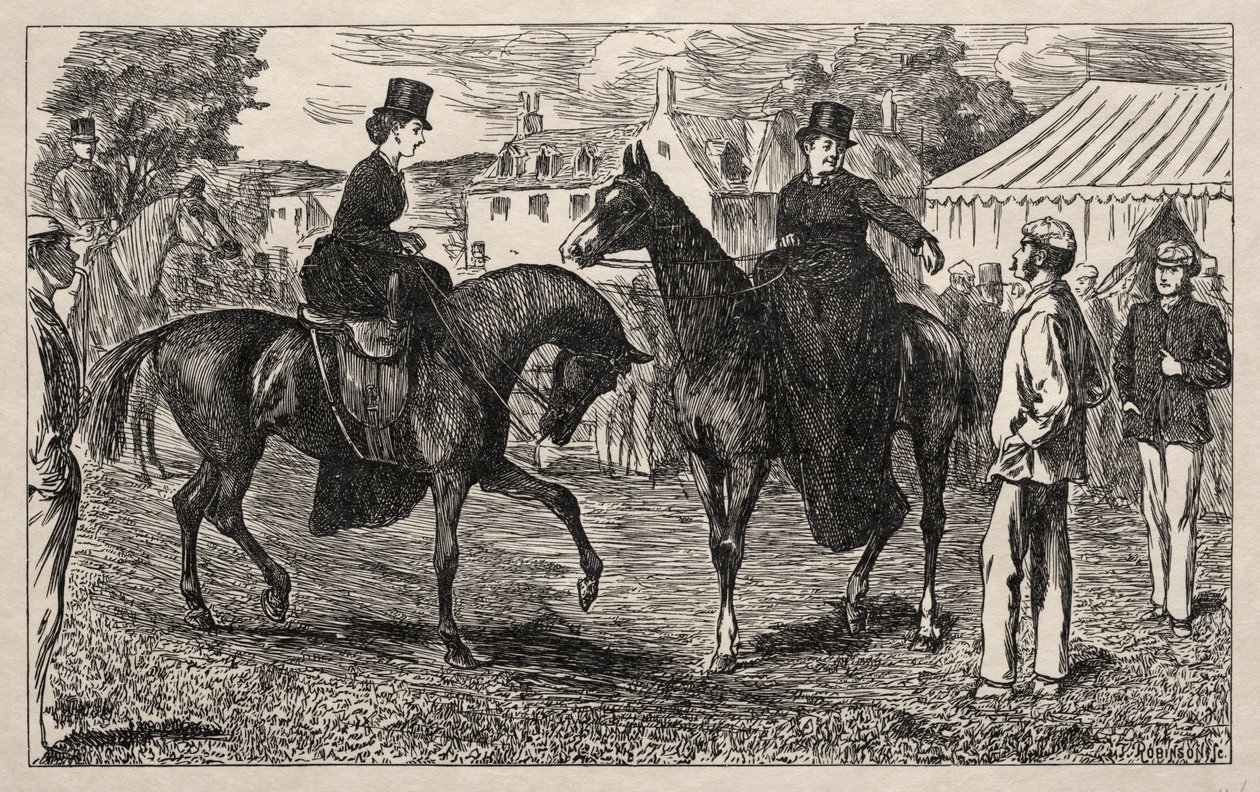 Por que os Pifflers perderam sua partida de retorno, 1865. de George Louis Palmella Busson Du Maurier