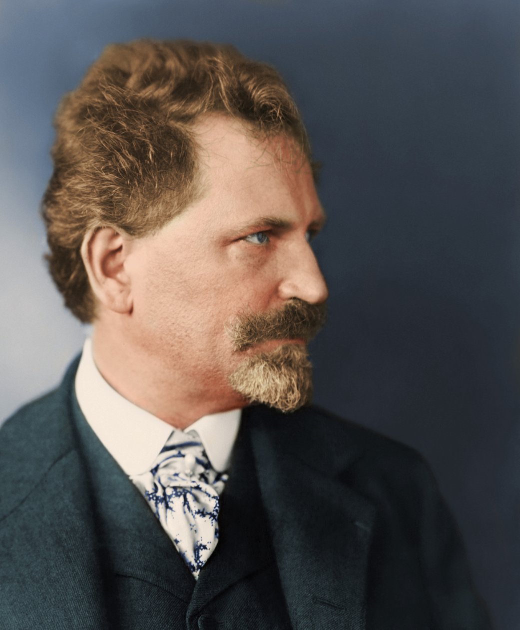 Retrato de Alfons Mucha de Bartolome Esteban and studio Murillo