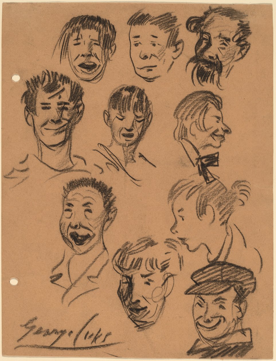 Dez cabeças de George Luks