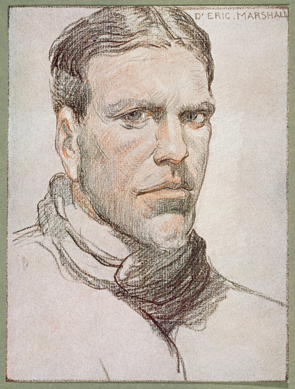 Retrato do Dr. Eric Marshall (1879-1963) de &39;O Coração da Antártica&39; de Sir Ernest Shackleton (1874-1922) c.1909 de George Marston