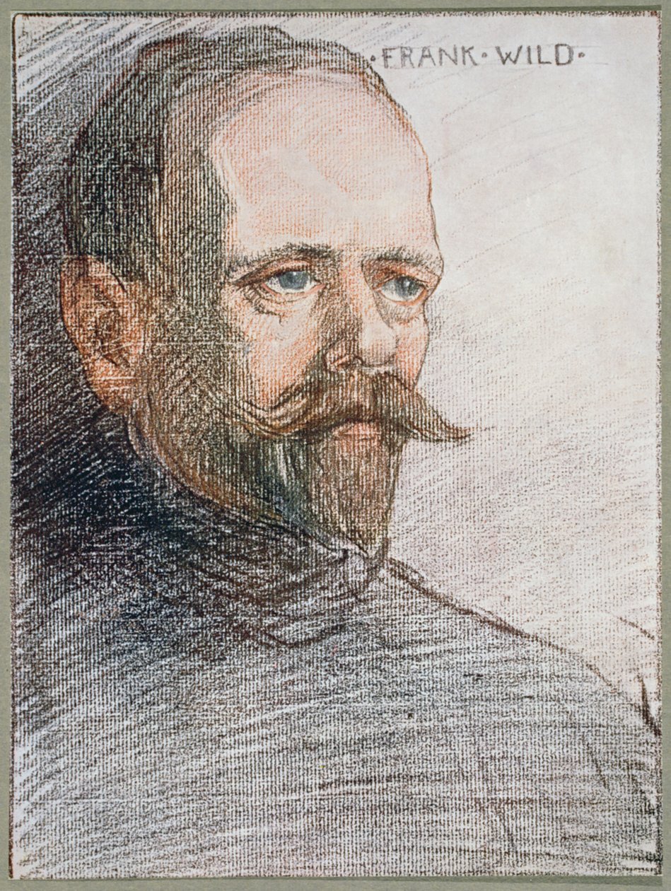 Retrato de Frank Wild (1873-1939) de &39;O Coração da Antártica&39; de Sir Ernest Shackleton (1874-1922) c.1909 de George Marston