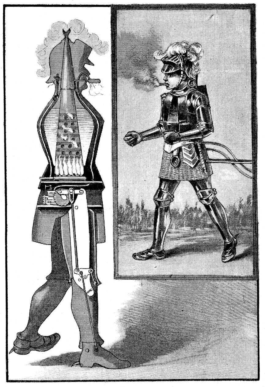 Homem de vapor de George Moores, 1893 de George Moore