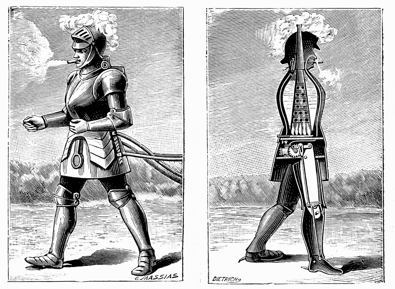 Homem de vapor de George Moores, 1893 de George Moore