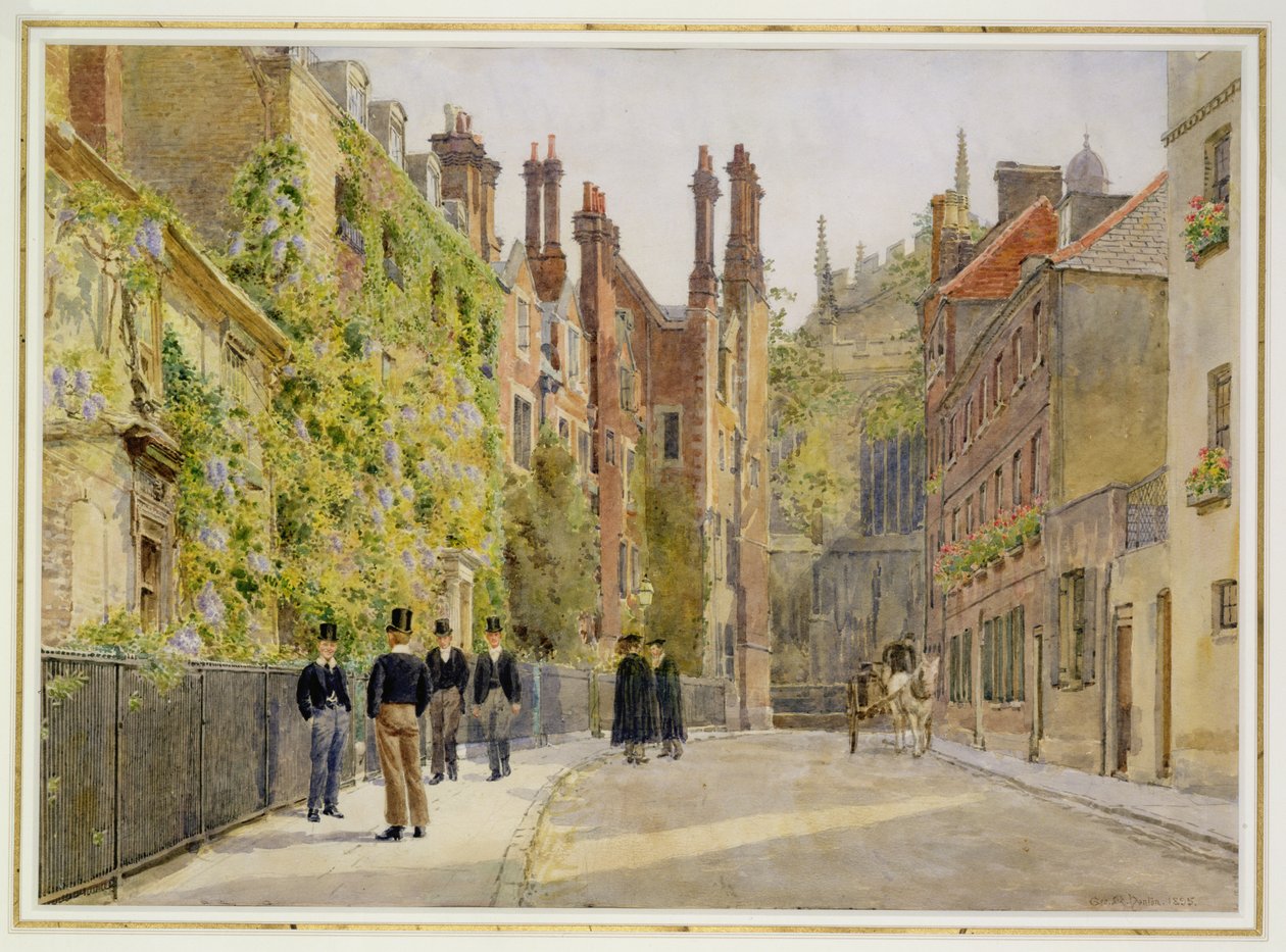 Keats Lane, Eton College, 1895 (wc) de George Moore Henton