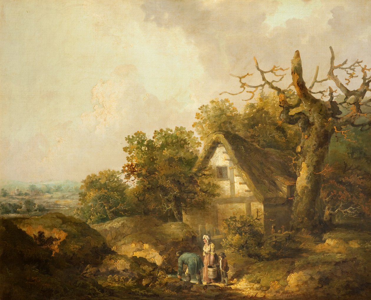 Uma casa rústica de George Morland