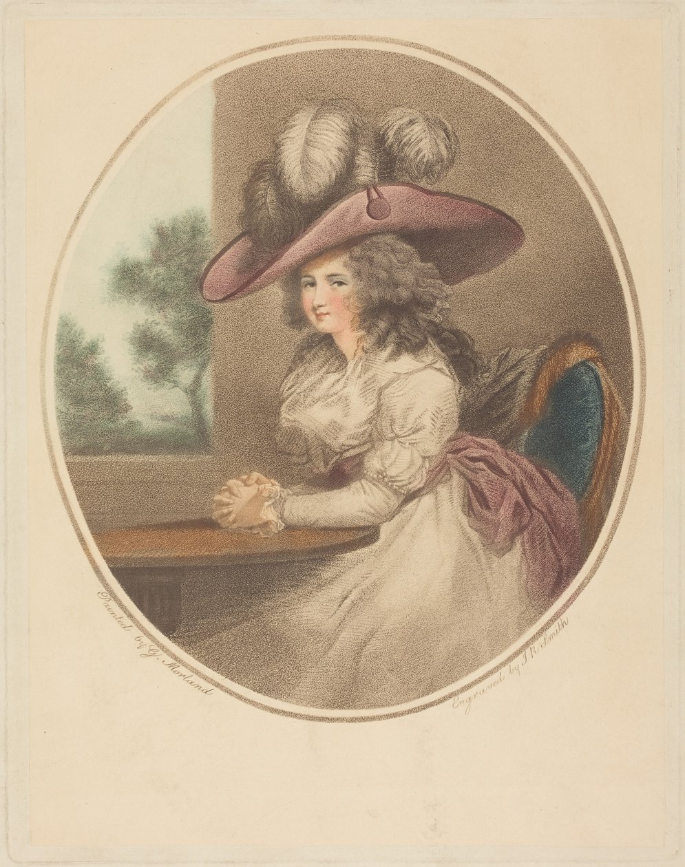 Anne Ward Morland (Delia in Town) de George Morland