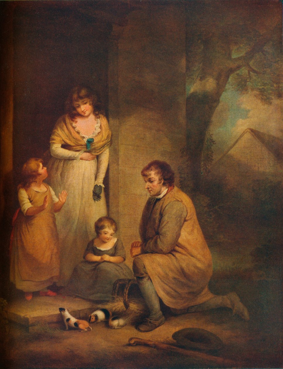 Porquinhos da Índia, c1789, 1930. de George Morland