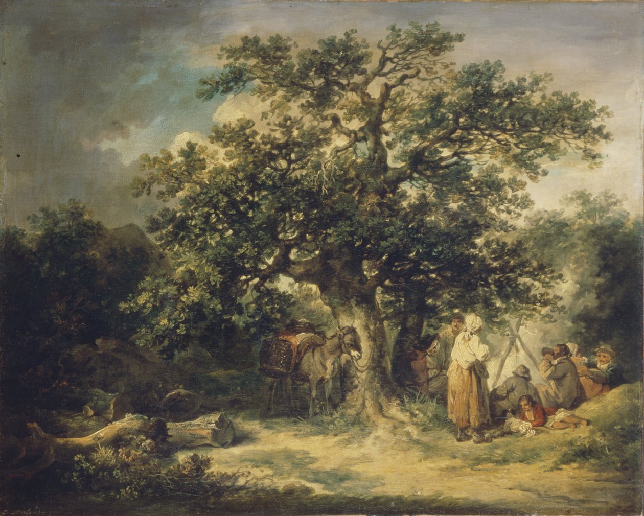 Ciganos, C. 1800. de George Morland