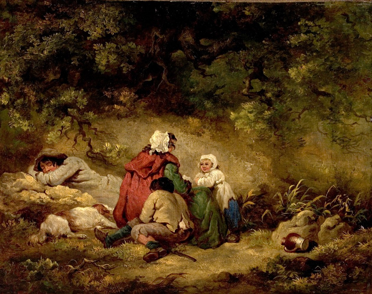 Acampamento cigano de George Morland