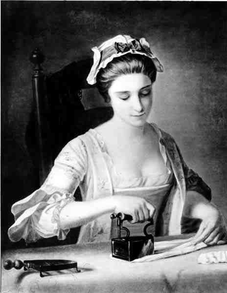 Empregada de passar roupa de George Morland