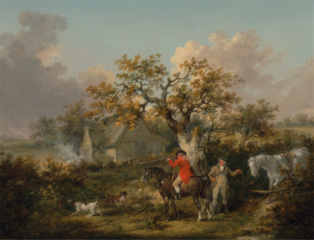Tiro à perdiz de George Morland