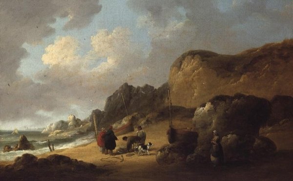 Fixando o preço da Apanha do Dia de George Morland