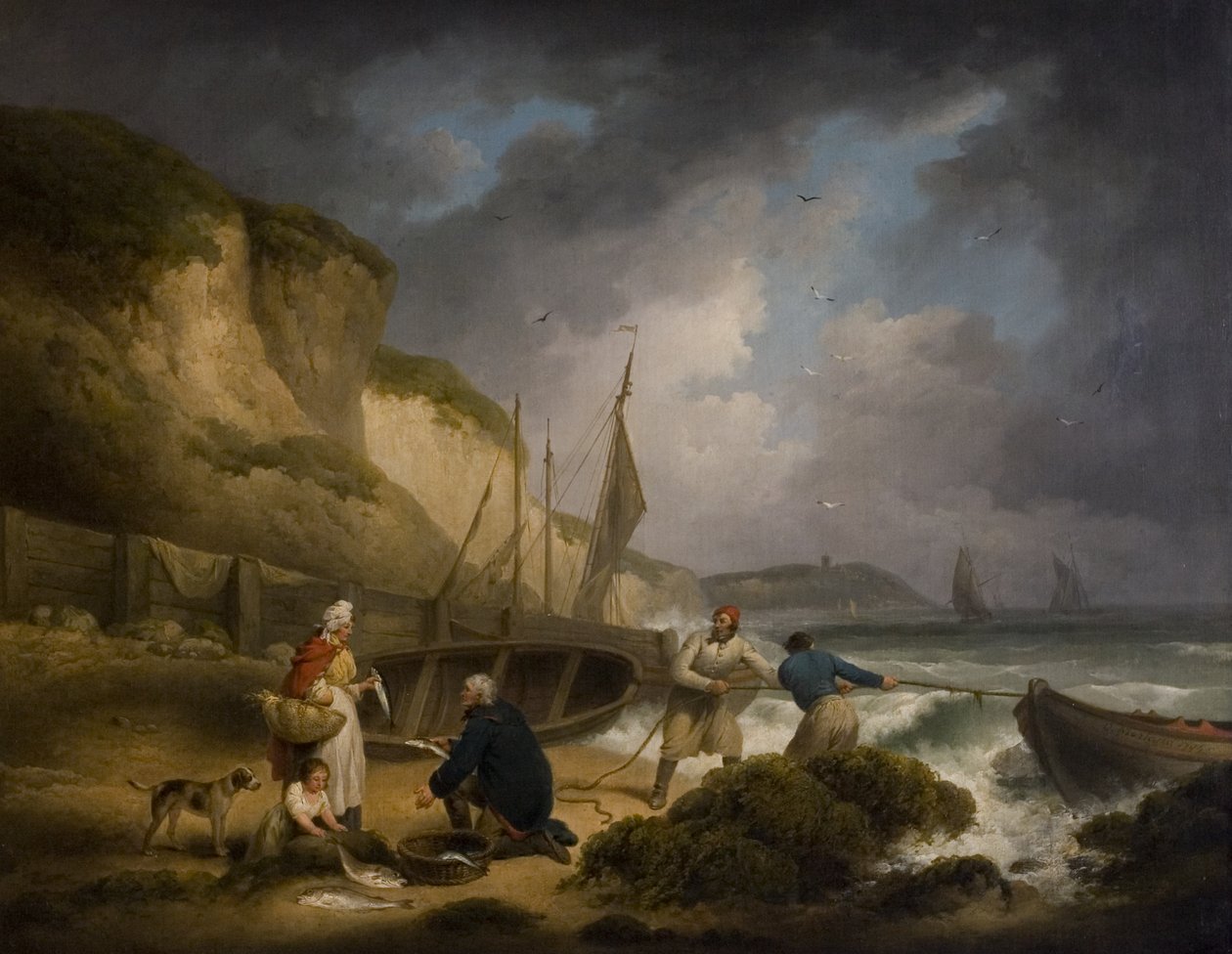 Vendendo Peixe, c.1799 de George Morland